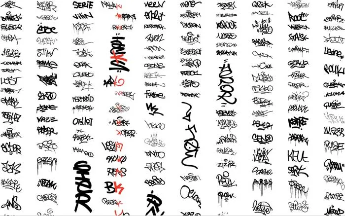 wallpaper desktop: Graffiti taxonomy