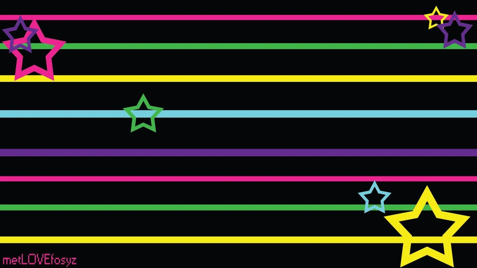 Wallpaper Estrellas De Colores