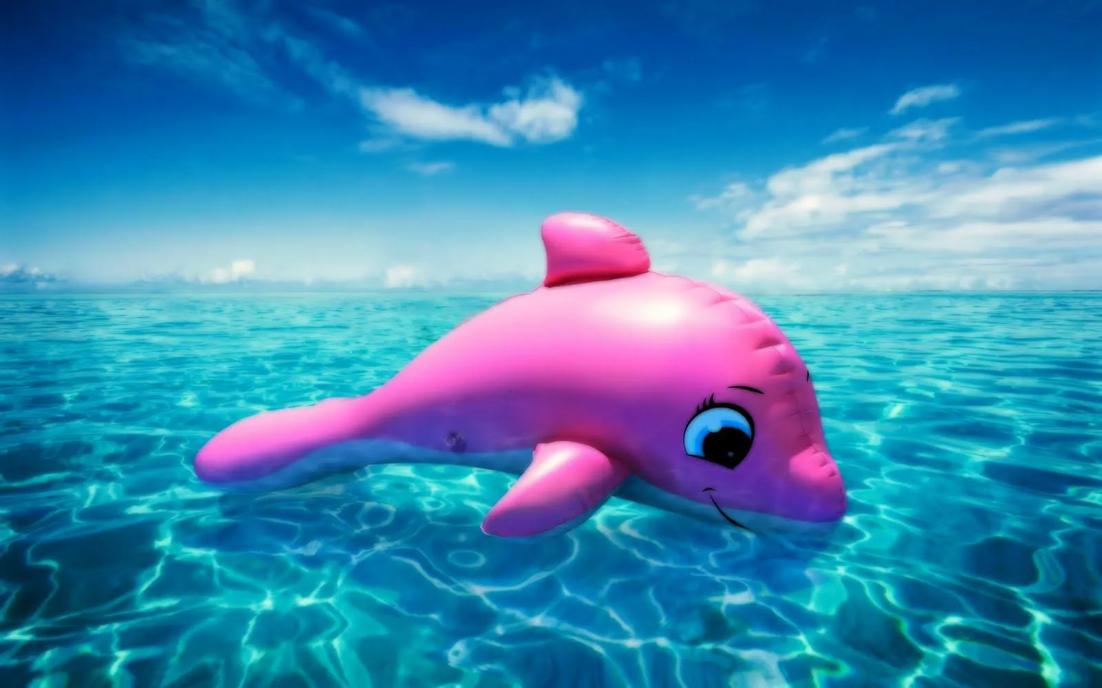 Wallpaper HD Delfin rosa
