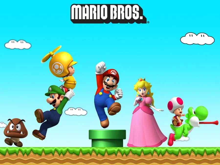 Wallpaper - Mario Bros by ~ArkadyNekozukii on deviantART