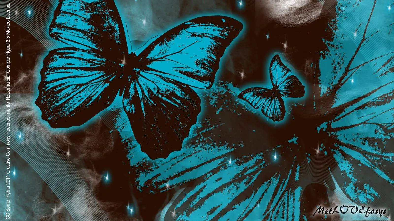 wallpaper mariposas azules