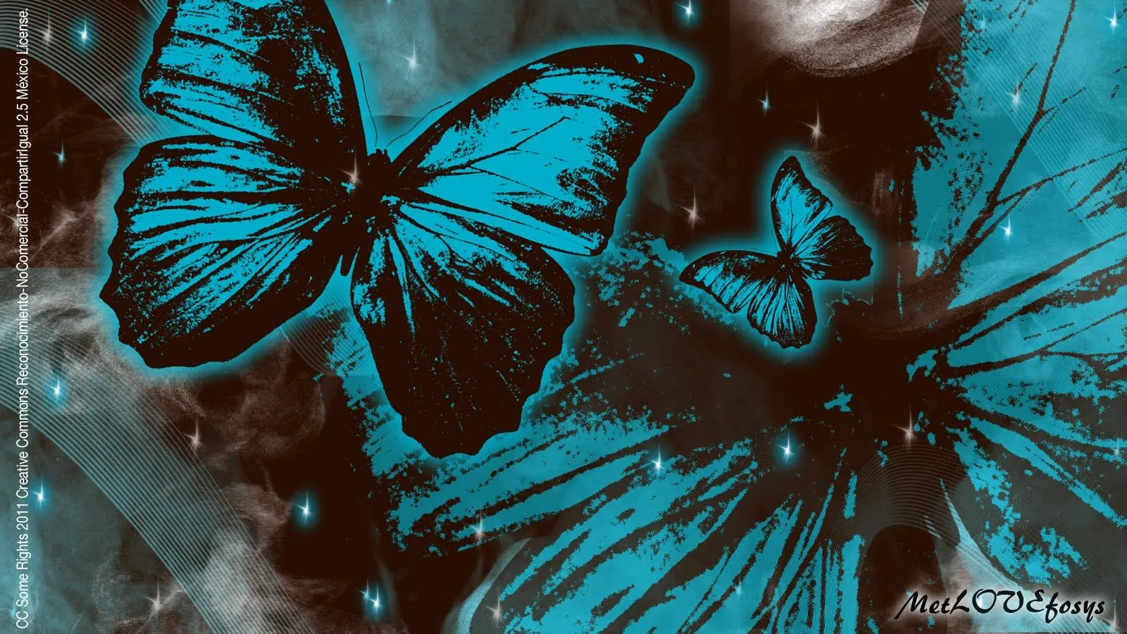 wwWallpaper ]-: wallpaper mariposas azuales