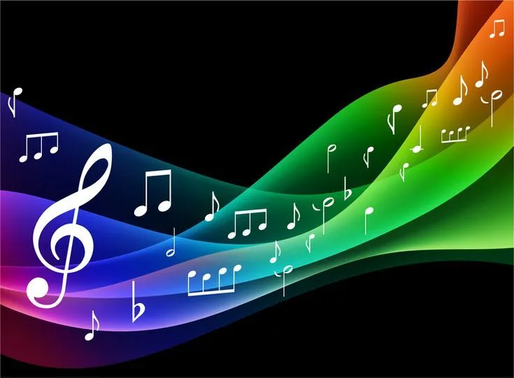 Wallpaper de notas musicales de colores - Cerca amb Google ...