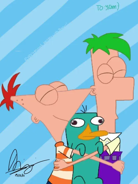 Phineas y ferb vectores gratis - Imagui