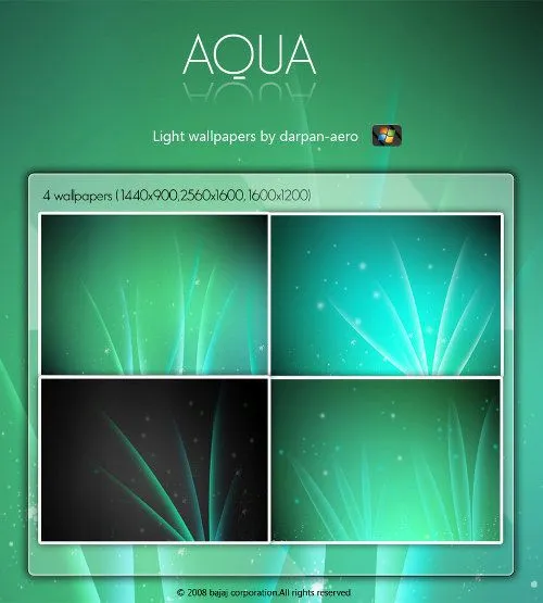 Wallpapers gratis Aqua Light | Software, utilidades, temas para ... Wallpapers gratis Aqua Light | Software, utilidades, temas para ...