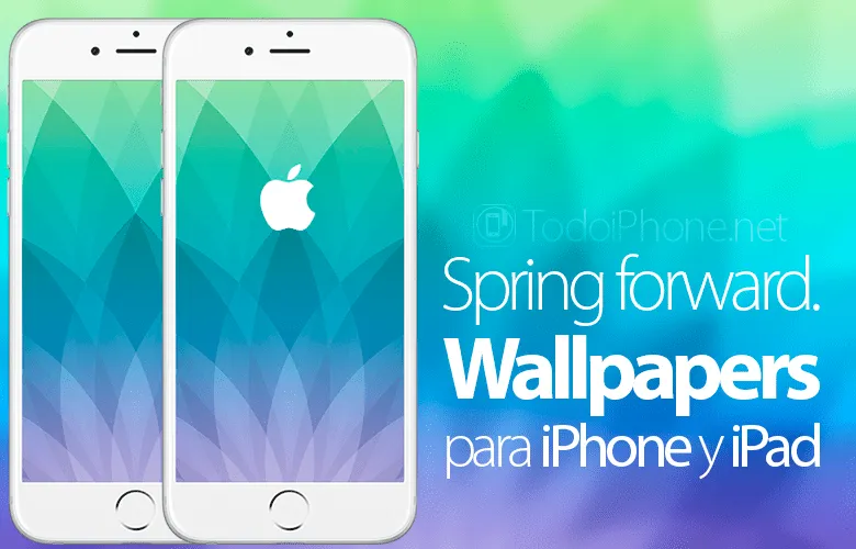 Wallpapers para iPhone del evento Spring forward, del 9/03/15