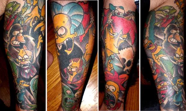 Tag Tatuajes Los Simpson Pudrete Blog