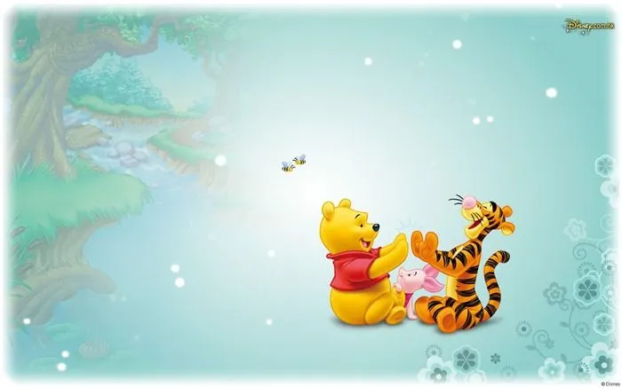 Walt Disney de dibujos animados de Winnie the Pooh fondo de ... Walt Disney de dibujos animados de Winnie the Pooh fondo de ...