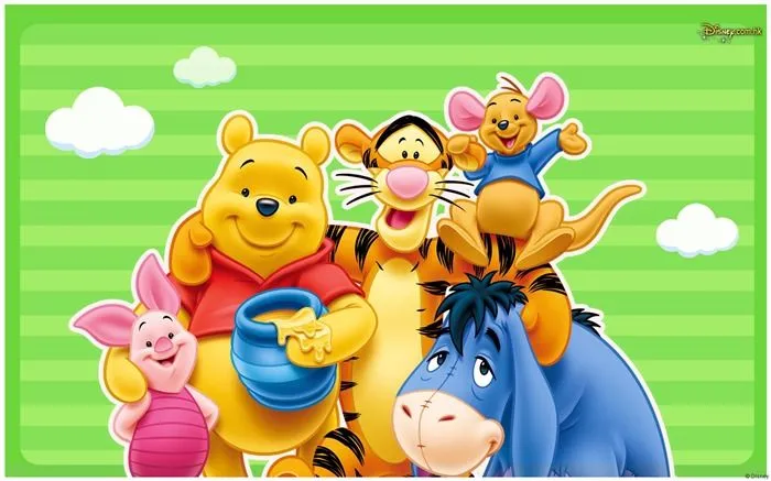 Walt Disney de dibujos animados de Winnie the Pooh fondo de ...
