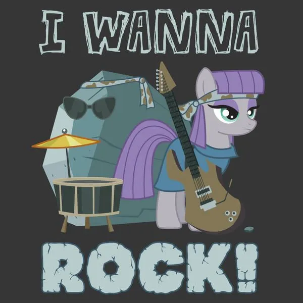 I WANNA ROCK! Tee Design by xkappax on DeviantArt