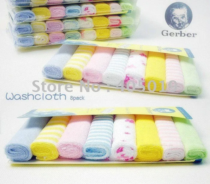 Washcloth del bebé del algodón de los E.E.U.U. Gerber, 9 " x9 ...