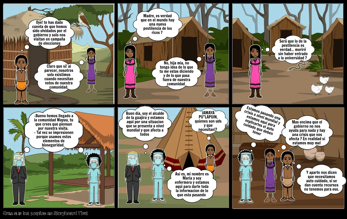 wayuu Storyboard de tesoap