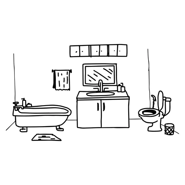 Wc baignoire Vectores de stock libres de derechos | Depositphotos®
