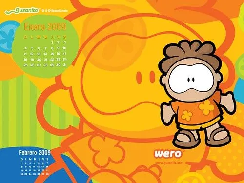 Wero calendario enero 2009 - a photo on Flickriver Wero calendario enero 2009 - a photo on Flickriver