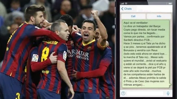 WhatsApp sobre el Barza fue calificado de "sarta de mentiras ...