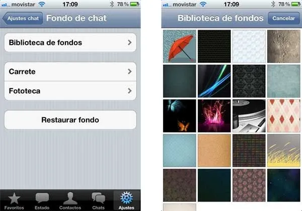 WhatsApp, ahora con foto de perfil y nuevo fondo para iPhone ...