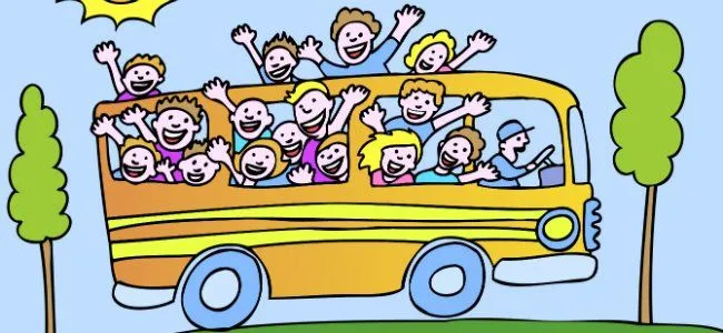 Wheels on the bus. Canción para bailar en inglés