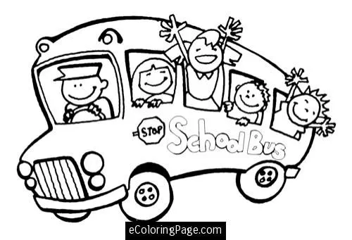 Wheels On The Bus Coloring Page | Clipart Panda - Free Clipart Images