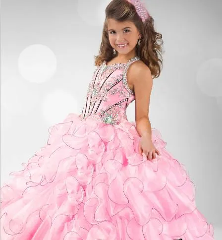 Wholesale 2015 Los Niños Desfile De Vestidos De Rosa Con Cuentas ... Wholesale 2015 Los Niños Desfile De Vestidos De Rosa Con Cuentas ...
