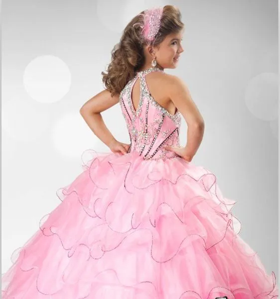Wholesale 2015 Los Niños Desfile De Vestidos De Rosa Con Cuentas ... Wholesale 2015 Los Niños Desfile De Vestidos De Rosa Con Cuentas ...