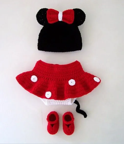 Wholesale Australia hot! Crochet Minnie Mouse Set Size 3- 12 ... Wholesale Australia hot! Crochet Minnie Mouse Set Size 3- 12 ...