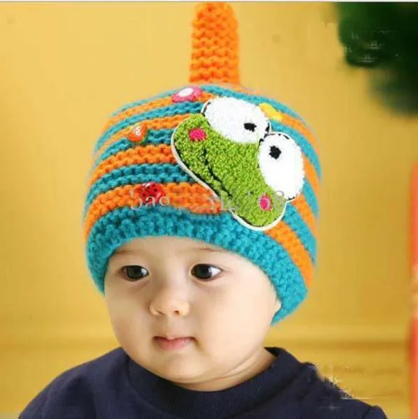 Wholesale Bebé de Crochet Gorros Niño Lindo de la Historieta ...