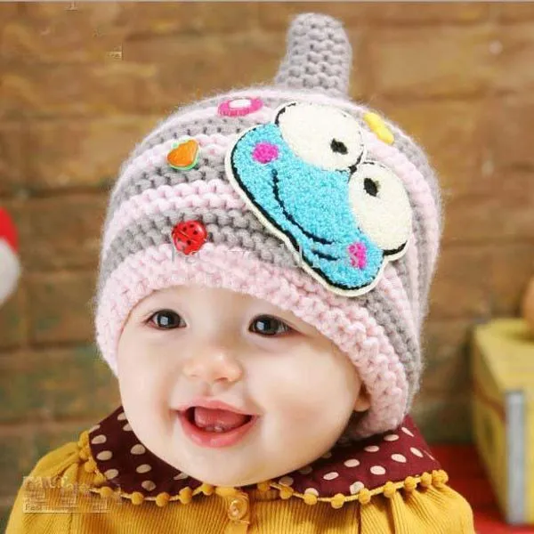 Wholesale Bebé de Crochet Gorros Niño Lindo de la Historieta ...
