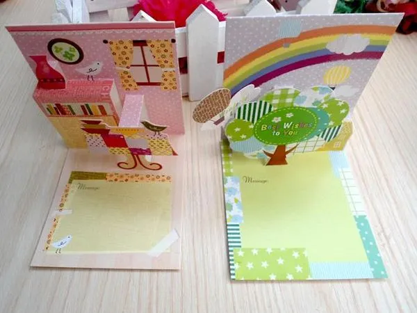 Wholesale Mini tarjeta 3D 16 patrones mezclan cumpleaños tarjeta ... Wholesale Mini tarjeta 3D 16 patrones mezclan cumpleaños tarjeta ...