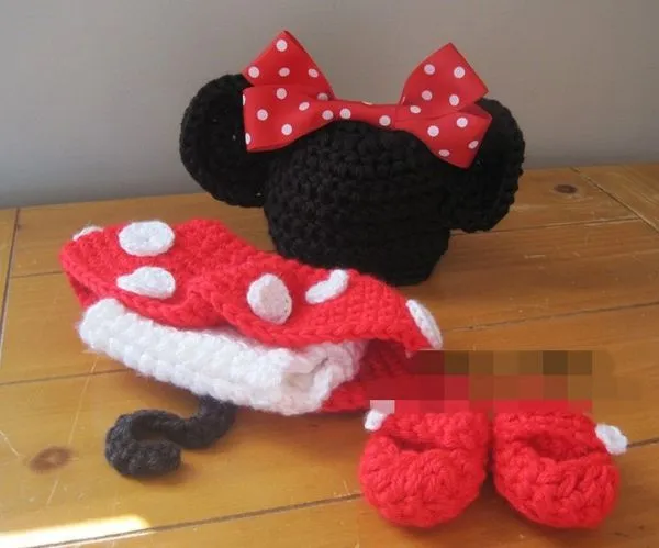 Wholesale Minnie Maus Mütze mit Roten Bogen Windel Decken und ... Wholesale Minnie Maus Mütze mit Roten Bogen Windel Decken und ...