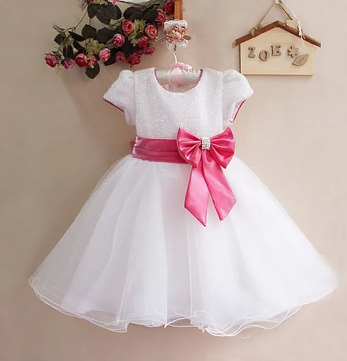 Wholesale Niñas sólidos vendaje blanco vestido rosa rojos vestidos ... Wholesale Niñas sólidos vendaje blanco vestido rosa rojos vestidos ...