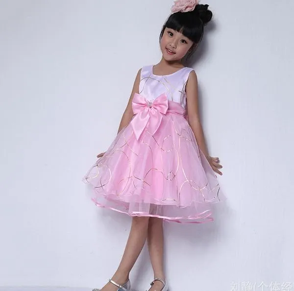 Wholesale Niños niñas desfile vestido gran lazo satén Golden Cross ... Wholesale Niños niñas desfile vestido gran lazo satén Golden Cross ...