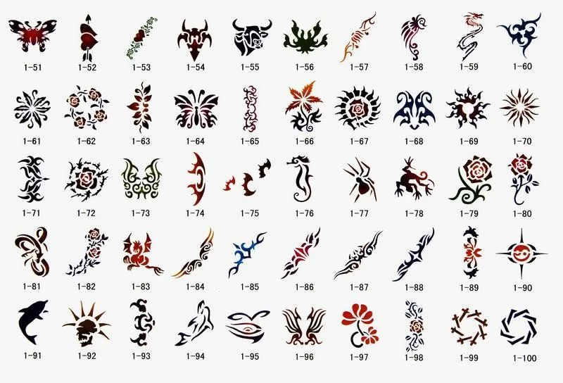 Wholesale Temporary Airbrush Tattoo Stencils book Template ... Wholesale Temporary Airbrush Tattoo Stencils book Template ...