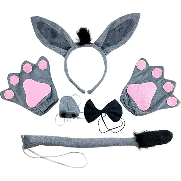 WILLBOND Conjunto de Disfraz de Animal Set de Disfraz Animal de Diadema de Oreja Cola Disfraces Elegante Accesorio de Decoración de Fiesta (Burro) : Amazon.es: Juguetes y juegos WILLBOND Conjunto de Disfraz de Animal Set de Disfraz Animal de Diadema de Oreja Cola Disfraces Elegante Accesorio de Decoración de Fiesta (Burro) : Amazon.es: Juguetes y juegos