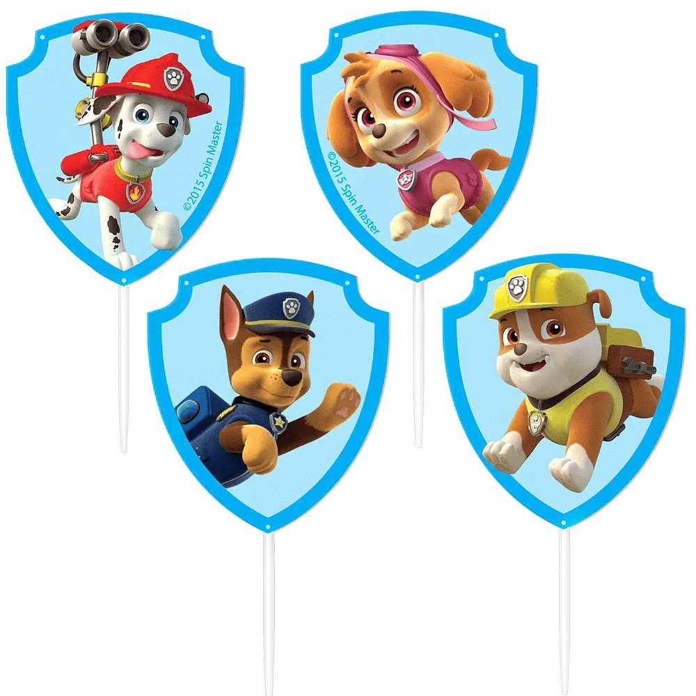 Wilton PAW Patrol Cupcake Picks 24ct | Party City