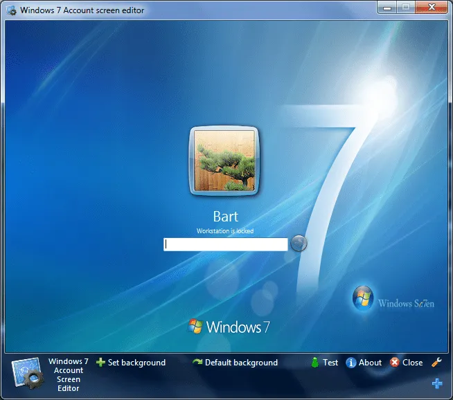 Windows 7 Account Screen Edition – Cambia la pantalla de inicio ... Windows 7 Account Screen Edition – Cambia la pantalla de inicio ...