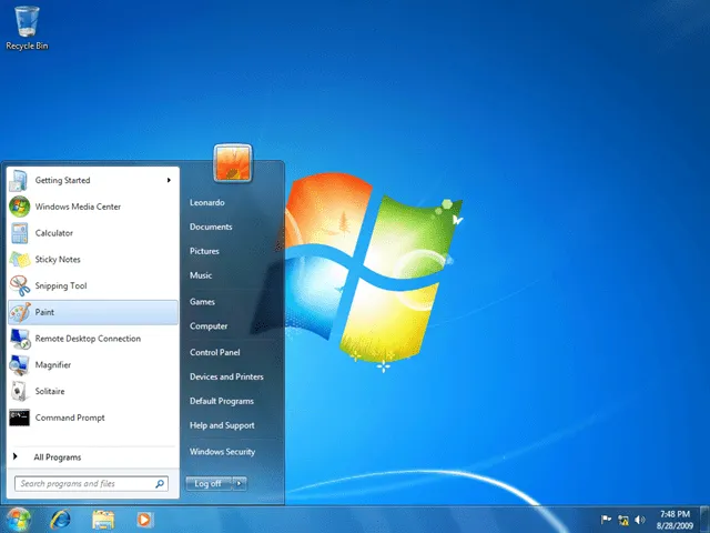 Windows 7 RTM (Final) | Espacio de Leonardo Windows 7 RTM (Final) | Espacio de Leonardo
