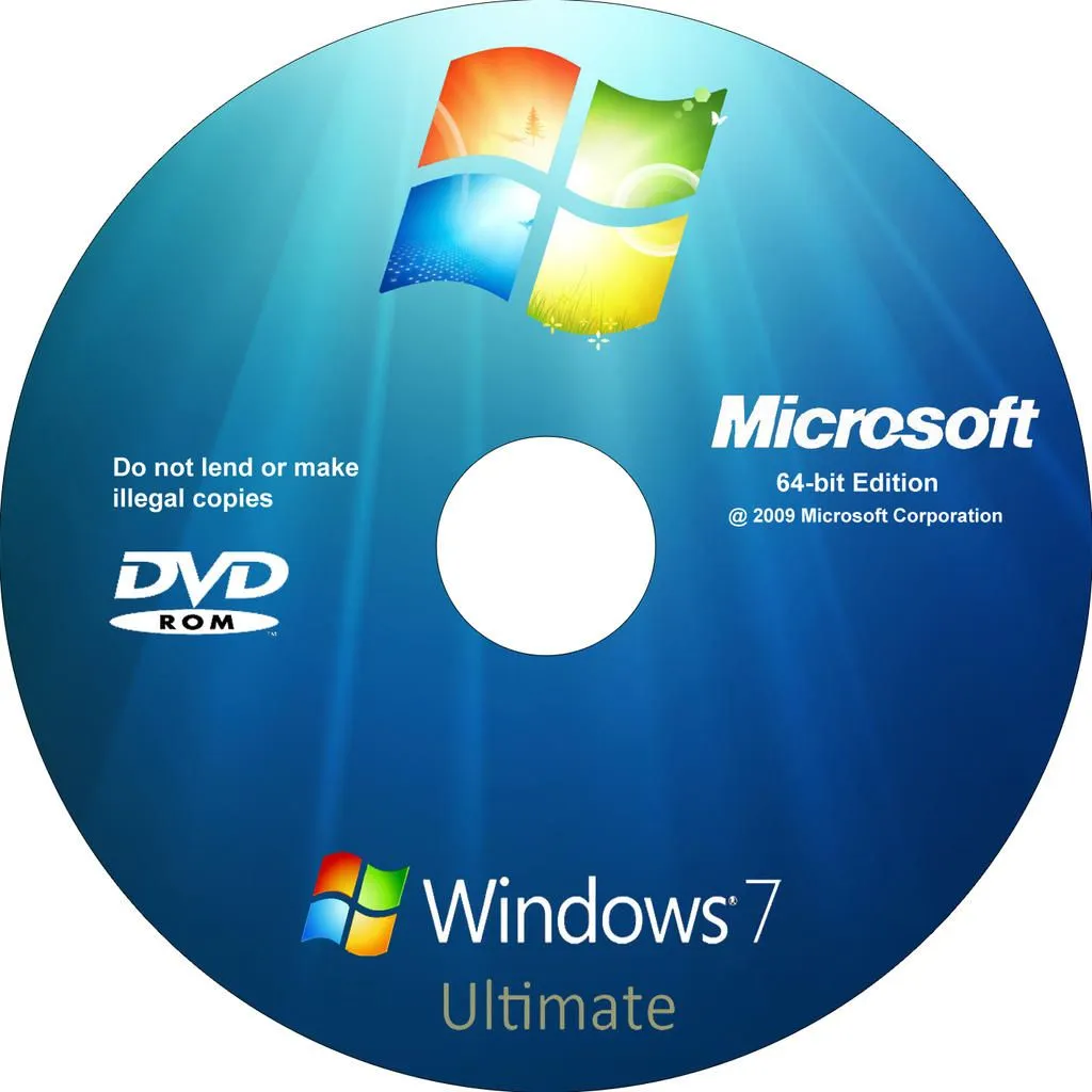 Windows 7 Ultimate 64 bits Cd Cover by Sebavalenz on DeviantArt