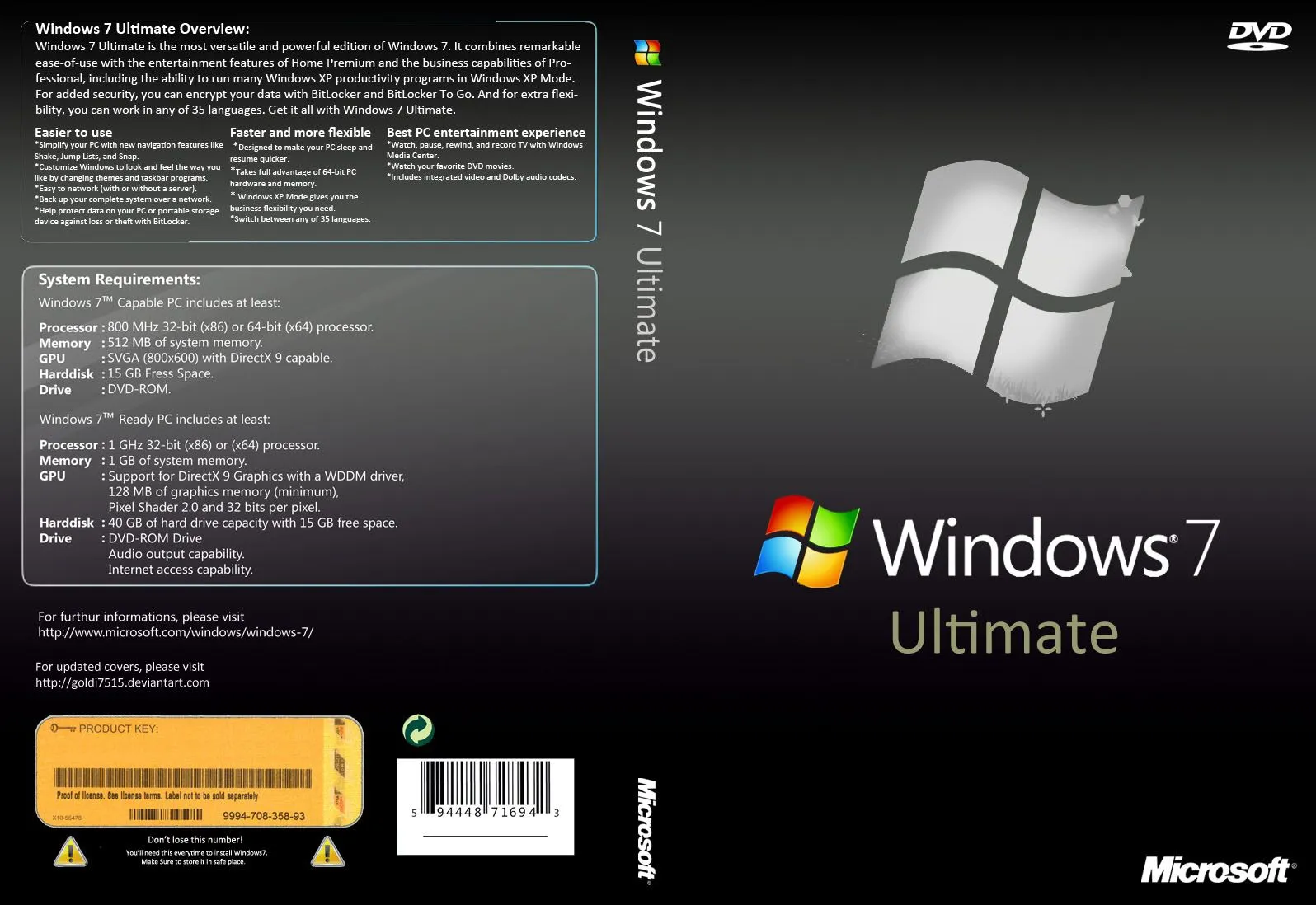 Windows 7 ultimate 64 bits resubido a billon - Identi