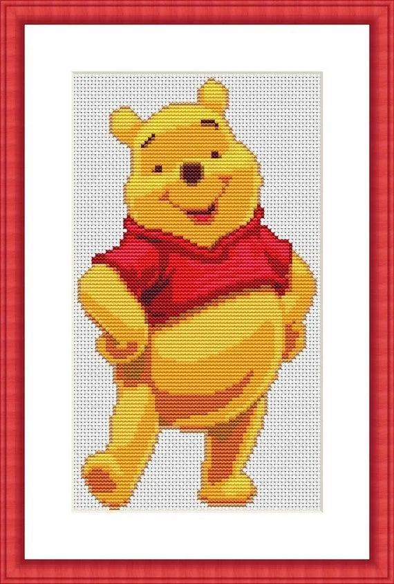 WINNIE El KIT DE punto de cruz POOH kit de bordado fácil - Etsy México WINNIE El KIT DE punto de cruz POOH kit de bordado fácil - Etsy México