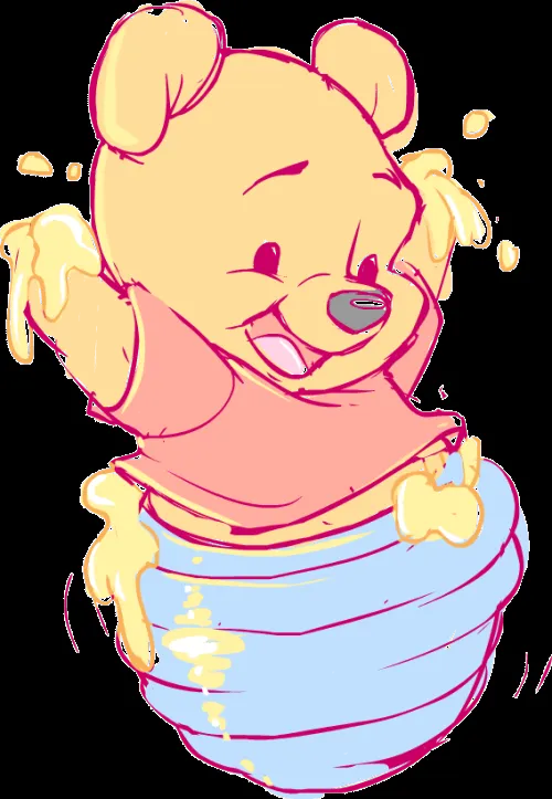 Another baby Pooh I drew the same day, just forgot... Another baby Pooh I drew the same day, just forgot...