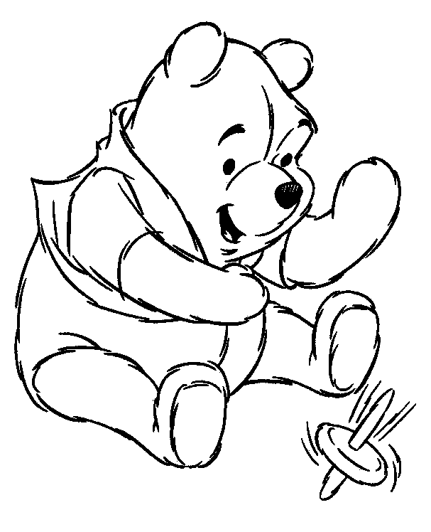Winnie Pooh para colorear