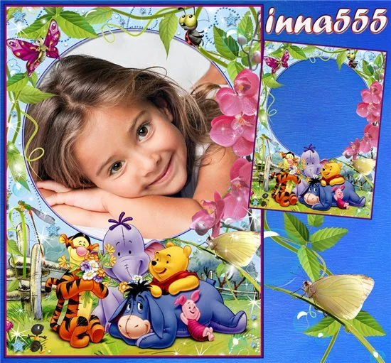 Winnie Pooh marco psd - Imagui