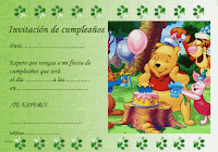 Winnie the Pooh Invitación cumpleaños para imprimir | Blog de ... Winnie the Pooh Invitación cumpleaños para imprimir | Blog de ...
