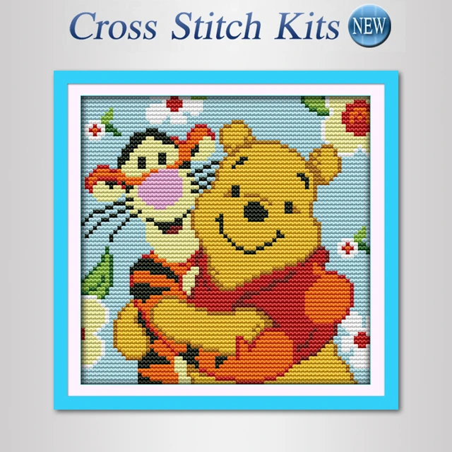 Winnie the pooh y tigger (2) Puntada en Cruz kit DMC punto de Cruz DIY Kit de punto de Cruz Bordado para la Decoración Del Hogar de la Costura - AliExpress Winnie the pooh y tigger (2) Puntada en Cruz kit DMC punto de Cruz DIY Kit de punto de Cruz Bordado para la Decoración Del Hogar de la Costura - AliExpress