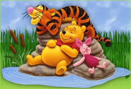 Winnie the Pooh , Tigger y Piglet descansando ~ Caricaturas, Dibujos ... Winnie the Pooh , Tigger y Piglet descansando ~ Caricaturas, Dibujos ...