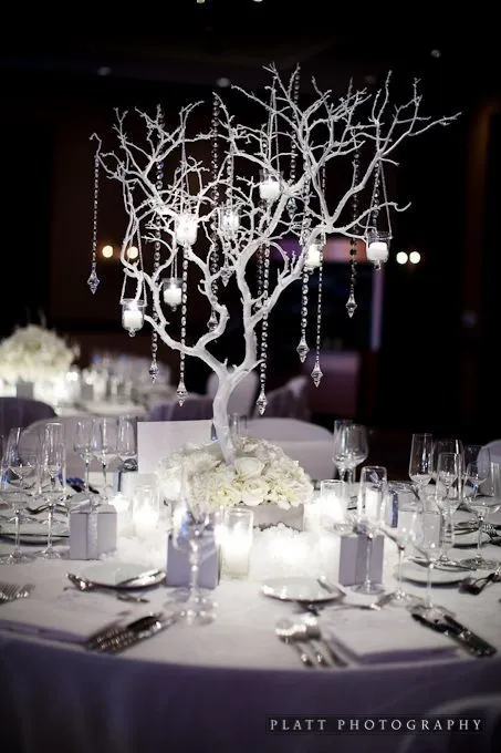 Winter Wonderland Centerpiece | boda. | Pinterest | Centros De ...