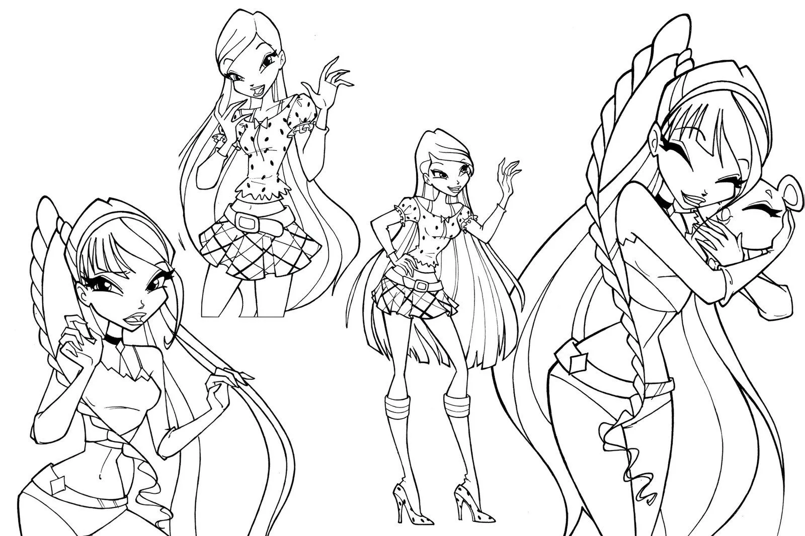 Winx Club All: Colorear: Winx Club 4º temporada Winx Club All: Colorear: Winx Club 4º temporada