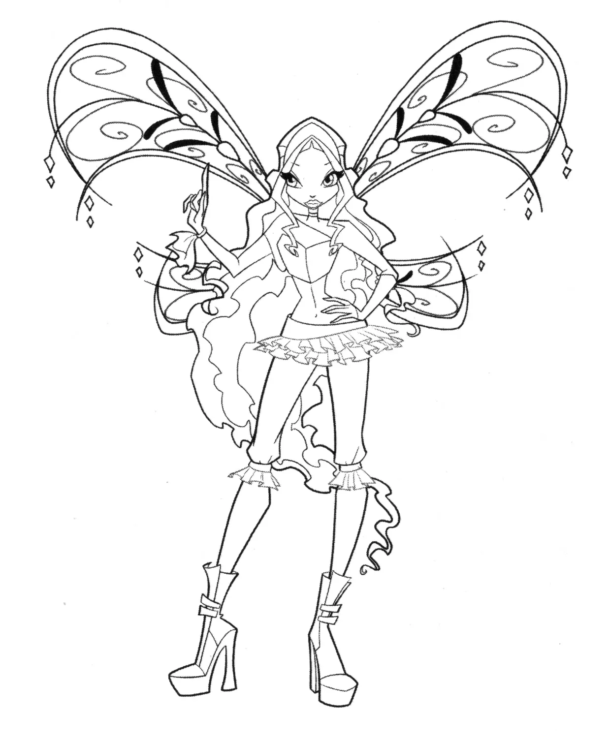 Winx Club All: Colorear: Winx Club Believix Winx Club All: Colorear: Winx Club Believix