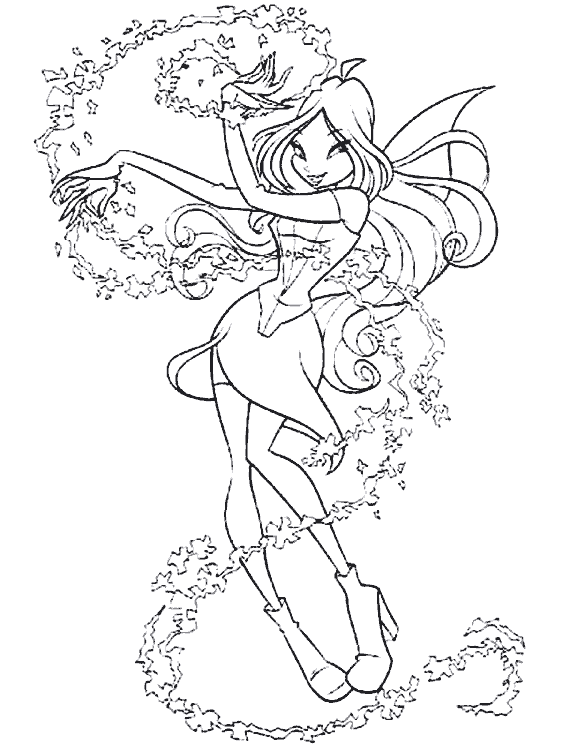 Winx Club - Dibujos para imprimir y colorear Winx Club - Dibujos para imprimir y colorear