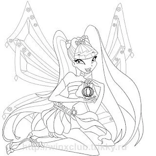 Winx Club Sirenix: Colorear: Winx Club Encantrix